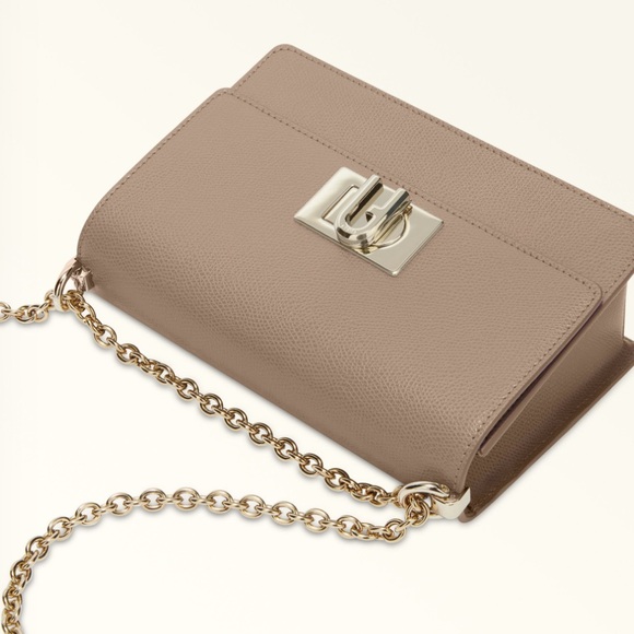 Cream Furla 1927 Crossbody Bag - Picture 6 of 13